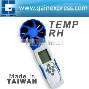 Made in Taiwan/ TEMP.RH Function /Portable USB Integrated Thermo-Hygro-Anemometer thumbnail-1