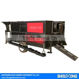 Mobile High Efficient Compact Gold Wash Plant thumbnail-1