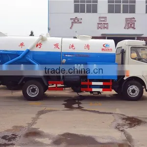 Dongfeng 4*2 Sewage Tanker Truck, 6000liter Sewage Truck thumbnail-1