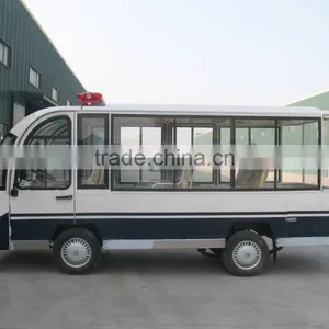 8 Passenger Sightseeing Electric Mini Bus With Enclosed Doors thumbnail-5