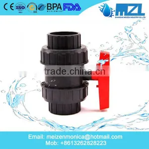 SCH 80 PVC Double Union Ball Valve China Factory thumbnail-2