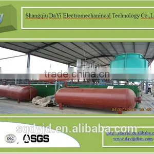 DAYI Automatic Feed, Enclosed Slag,Safe and Efficient Waste Plastic Refining Equipment, Tire Pyrolysis Plant thumbnail-3