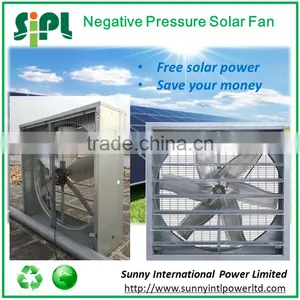 Industrial Vacuum Blower Powered by 300 Watt Solar Panel Large Air Exhaust Fan thumbnail-1
