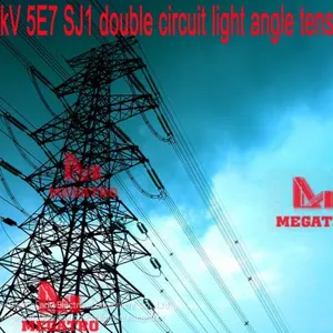MEGATRO 500kV 5E7 SJ1 Double Circuit Light Angle Tension Tower thumbnail-4