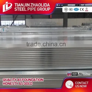 ASTM A795 Hot Drawned Building Material Galvanized Square From Tianjin Manufacture thumbnail-1