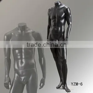 Latest Realistic Black Headless Stronger Muscle Male Mannequin thumbnail-3