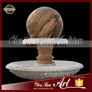 Outdoor Marble Rotating Ball Fountain thumbnail-2