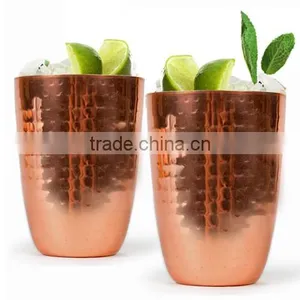 Copper Tumblers , Napa Tumbler,hammed Copper Tumbler/ Copper Glass thumbnail-3