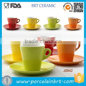 Colorful Porcelain Coffee Tea Cup thumbnail-1