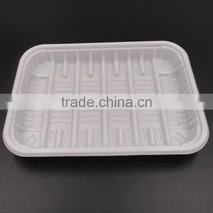 2017 Guangzhou White Rectangle Disposable Plastic Food/fruit Frozen Packing Tray thumbnail-1