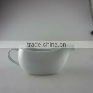 Porcelain Gravy Boat,white Milk Cup,stock Porcelain Milk Cup thumbnail-1