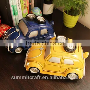 Resin Vintage Car Shape Coin Bank Money Saving Box for Kids thumbnail-1