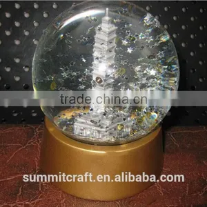 Resin Building Acrylic Unique Traditional Japan Souvenirs Snow Globes thumbnail-1