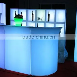 YiGui Fashionable Combined Plastic Base Led Illuminated Bar Furniture thumbnail-4