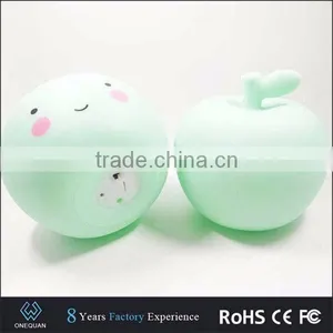 Small Cute Apple Shape LED Kids Night Light With Battery thumbnail-1