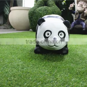 Home Garden Seats Christmas Decorative 30cm Height Small Artificial White and Black Fiberglass Chinese Flat Panda E10 28X06 thumbnail-1