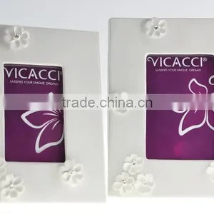 Hot Sale Polyresin Shinny Black And White Photo Frame Made With Swarovski Elements thumbnail-6