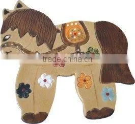 New Design Polyresin 2D Cartoon Horse Decoration thumbnail-1