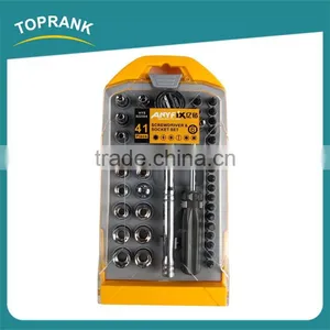 41pcs Screwdriver and Socket Set, Adjustable Ratchet Screwdriver Set thumbnail-4