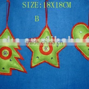 Holiday Items/ Christmas Gift Polyester Pendant /hanging Ornament/ Dropornament/ Christmas Decoration thumbnail-1