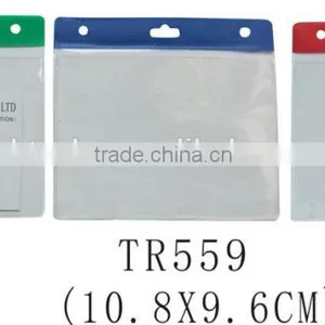 Cheap PVC Transparent ID Card Holder Business Card Pouch thumbnail-1