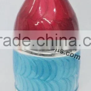 Metal Indian Flower Decorative Small Vase,home Decor Standing Silver Vase Decoration thumbnail-1