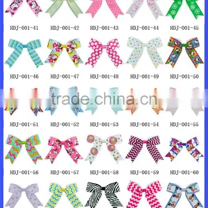 Wholesale Cheap Low Price Hair Big Bows Boutique Girl Baby Alligator Clip Large Grosgrain Ribbon Bows thumbnail-6