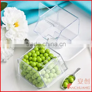 Clear Acrylic Candy Box Bin Jar Scoop Box Wedding Baby Birthday Party Shower Favor thumbnail-1