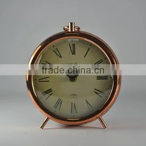 2016 Hot Selling Classical Antique Metal Desk Clock thumbnail-1