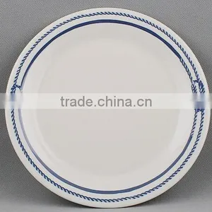 White Round Melamine Sauce Dish thumbnail-1