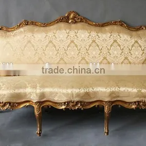Golden French Style Reproduction Sofa, FA-233P-01 thumbnail-1