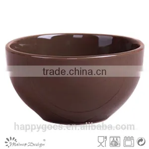 Ceramic Round Bowl Stoneware Dark Purple Rice Bowl Cereal Bowl thumbnail-2