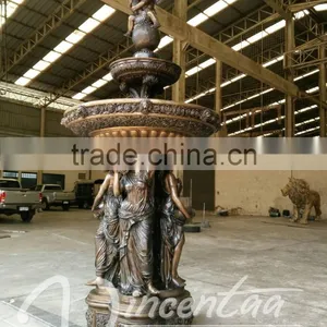 Bronze Water Fountain, Bronze Yard Water Fountain thumbnail-2