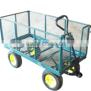 Garden Hand Tools Four Wheels Heavy Mesh Tool Cart TC1840 thumbnail-1