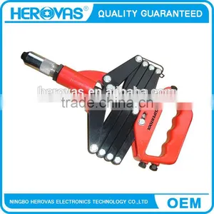 Hand Riveter 32'' 5 Nozzles Included, Hand Tools Professional Folding Hand Riveter thumbnail-1
