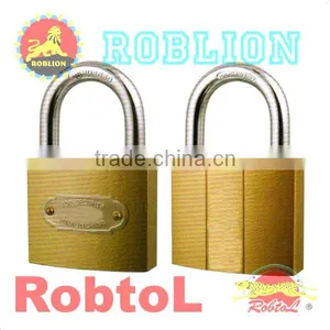 Spray-Painted Imitated-Brass Padlock thumbnail-1