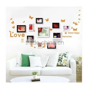 Butterfly Love Photo Wall Can Remove Three Generations of Wall Stickers, Kids Room Decoration 3d Wall Stickers thumbnail-3