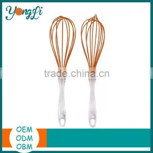 Wire Egg Beater Kitchen Whisk Silicone Egg Whisker thumbnail-2