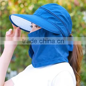 Ms Hat Summer Sun Hat Outdoor uv Beach Hat Tourism Hat Riding Face Sun Hat thumbnail-1