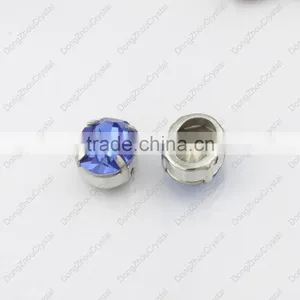 China Factory Price Decorative Lead Free Capri Blue Oval Crystal Rhinestone for Jewelry Accessories thumbnail-1