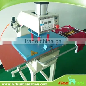 Factory Price Automatic Pneumatic Double Station T-shirt Printing Heat Transfer Heat Press Machine thumbnail-1
