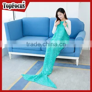 Custom Wholesale Sexy Girls Women Mermaid Tail Blanket thumbnail-1