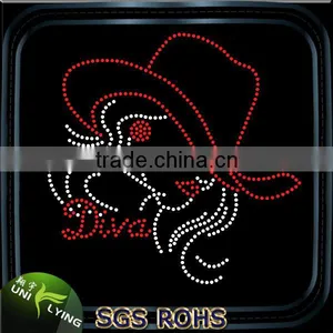 Afro Girl Rhinestone Transfer Wholesale,Iron on T- Shirt Sticker thumbnail-4