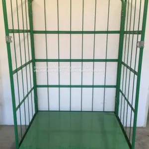 Industrial Container Warehouse Cages Rolling Rack Wire Mesh Trolleys thumbnail-1
