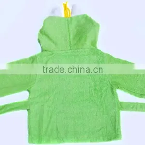 Green Monster Coton Bathrobe and Towel,baby Terry Bathrobe Wholesale thumbnail-5