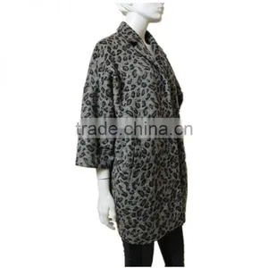 2014 2015 High Fashion Lady's Wool Coat Tweed Coat thumbnail-2