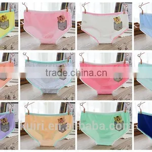 Cheap Custom Factory Promotional Mature Women Underpants Cartoon Briefs thumbnail-2