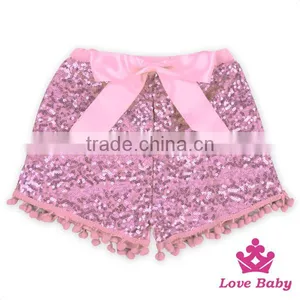 Baby Sequin Shorts ,sequin Shorts Wholesale Girls , Wholesale Sequin Ruffle Shorts thumbnail-1