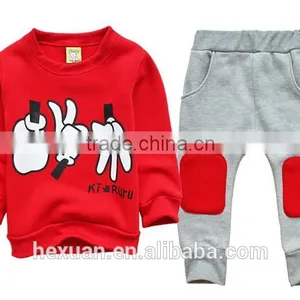 Fashion Children Clothing Set: Hoodies+pants/Unisex Sports Clothing Set thumbnail-2