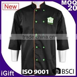 FAMA Certificate Factory Iron Chef Jacket Chef Clothing Canada Double Breasted Chef Coat thumbnail-1
